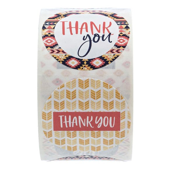 140 pcs - 1" Thank you Stickers - Picture 7 of 9